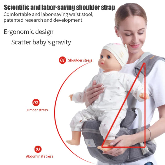 Baby Hip Seat Carrier with Waist Belt