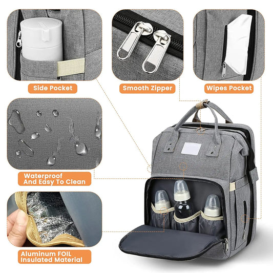 Foldable Mommy Bag & Baby Bed