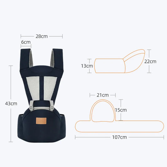 All-in-One Baby Carrier Backpack