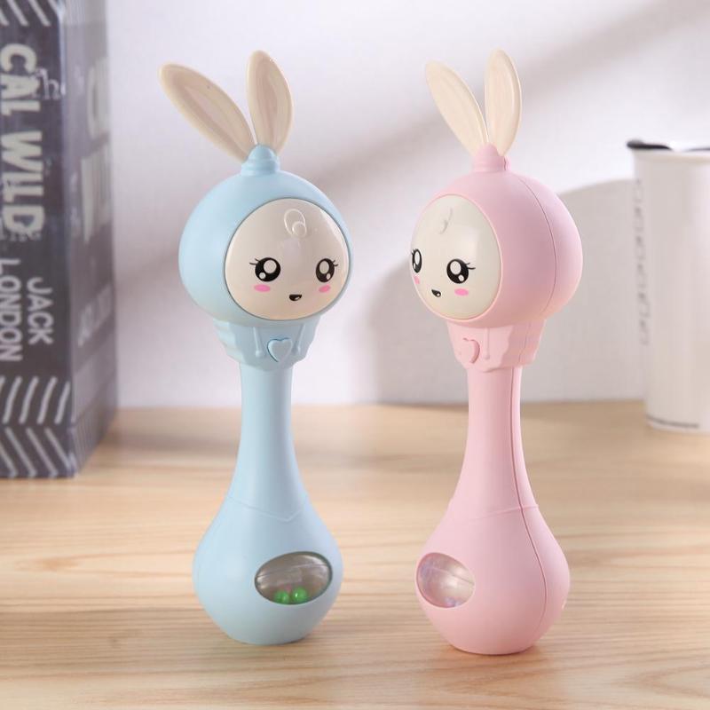 Light-Up Bunny Rattle