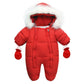 Winter Wool Collar Romper