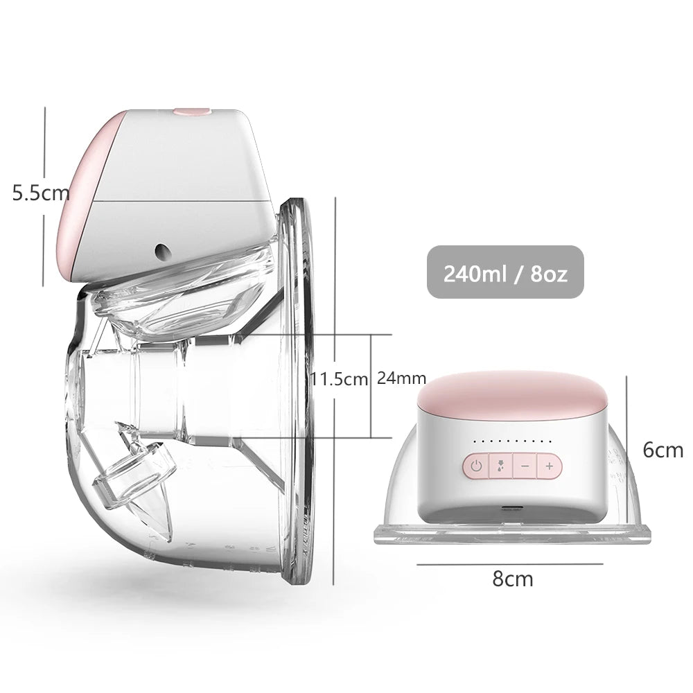 2/1pcs BB-P1 Wearable Breast Pump