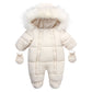 Winter Wool Collar Romper