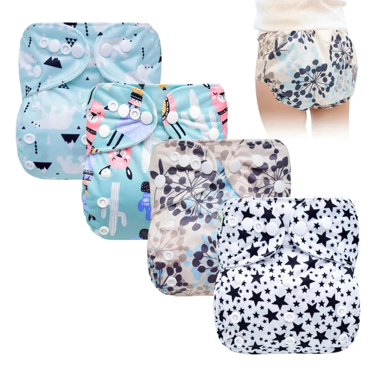 Eco-Friendly Adjustable Cloth Diaper