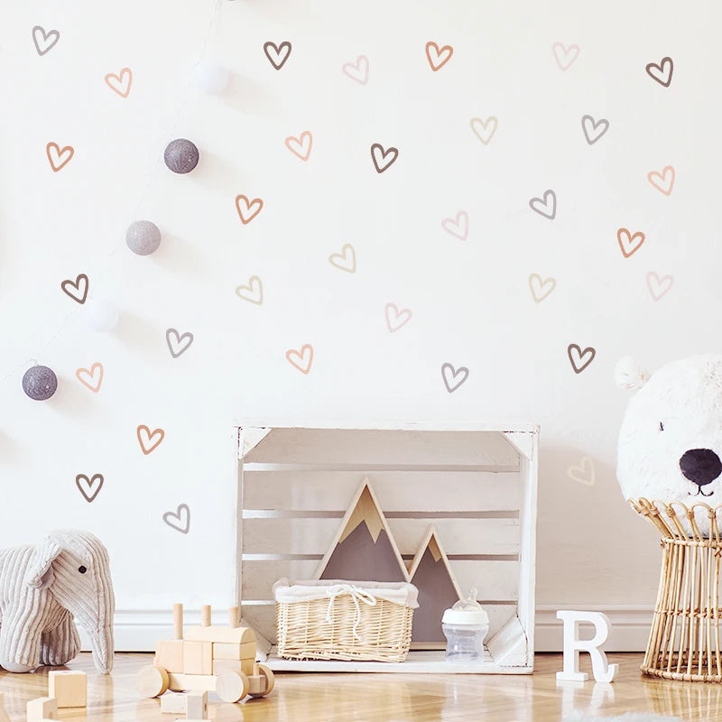Heart Shape Wall Stickers