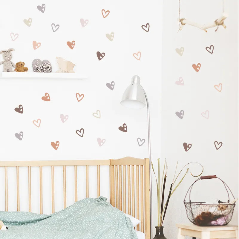 Heart Shape Wall Stickers