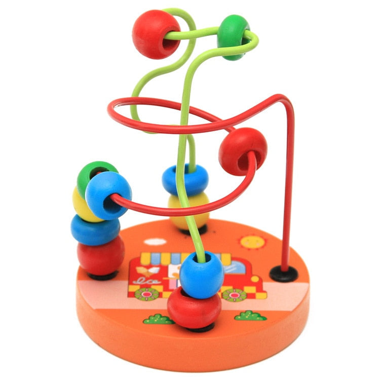 Animal Bead Stroller Toy