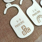7 Pack Wooden Baby Hangers