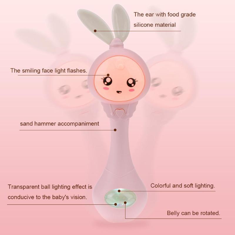 Light-Up Bunny Rattle