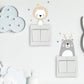 6pcs/set Boho Animals Switch Stickers