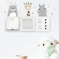 6pcs/set Boho Animals Switch Stickers