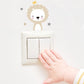 6pcs/set Boho Animals Switch Stickers