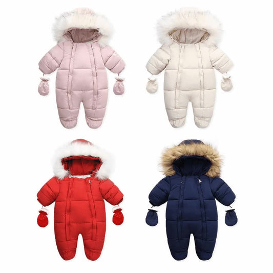 Winter Wool Collar Romper