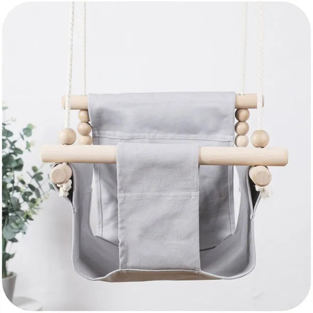 9-Style Wooden Garden Swing Set for Kids