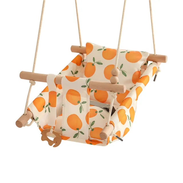9-Style Wooden Garden Swing Set for Kids