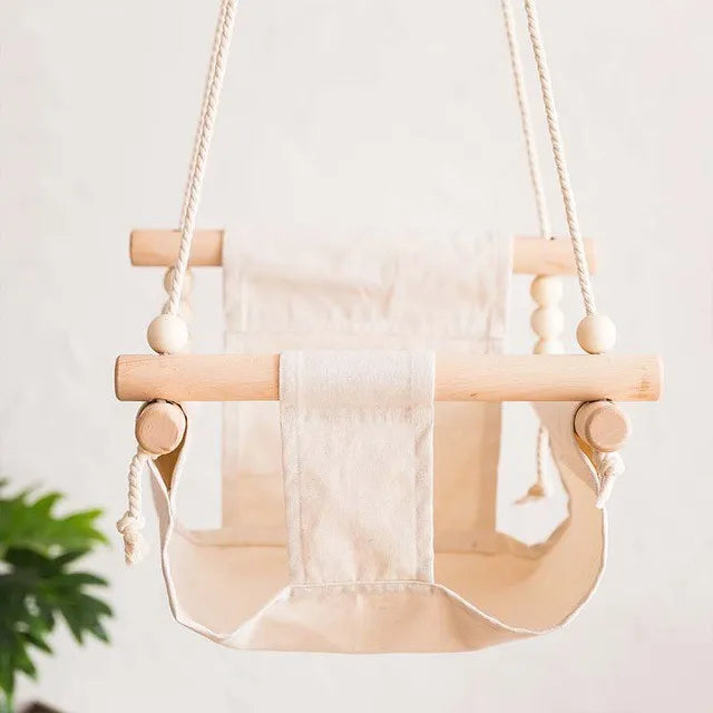 9-Style Wooden Garden Swing Set for Kids
