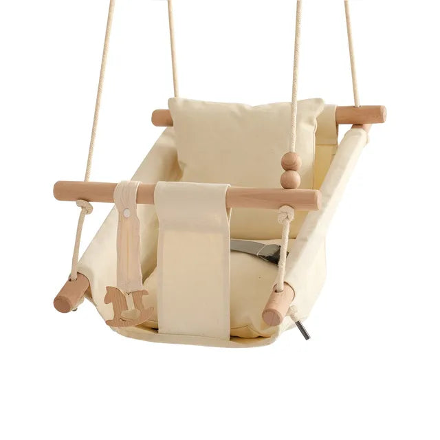 9-Style Wooden Garden Swing Set for Kids