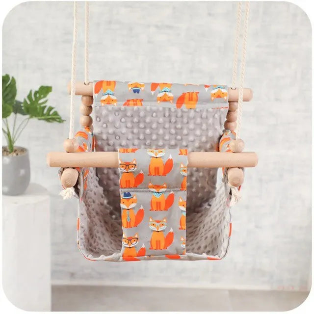 9-Style Wooden Garden Swing Set for Kids