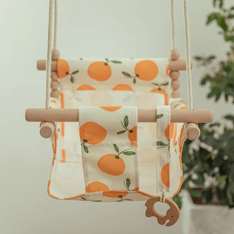 9-Style Wooden Garden Swing Set for Kids