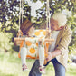 9-Style Wooden Garden Swing Set for Kids