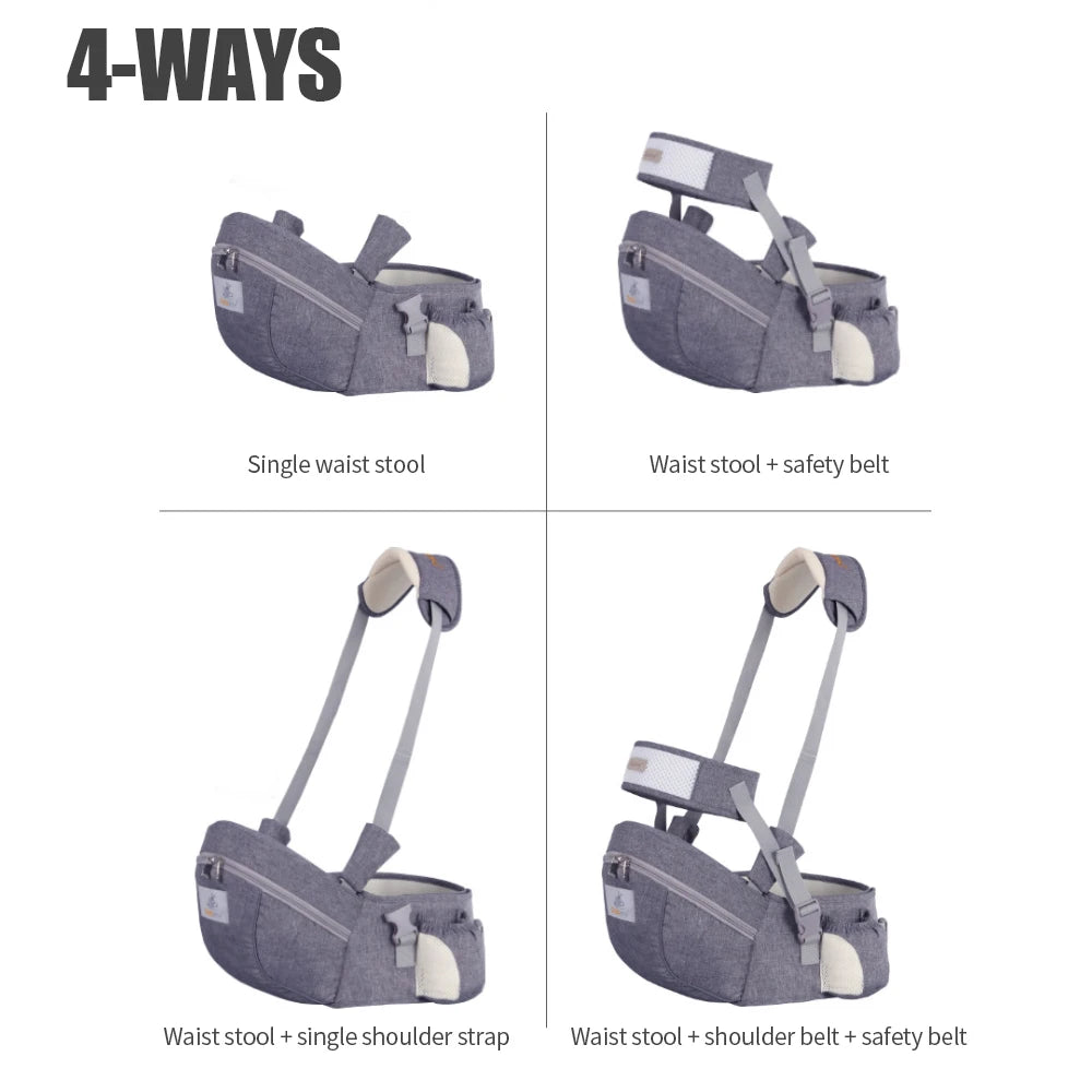Baby Hip Seat Carrier with Waist Belt