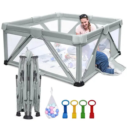 Large Play Yard with Gate