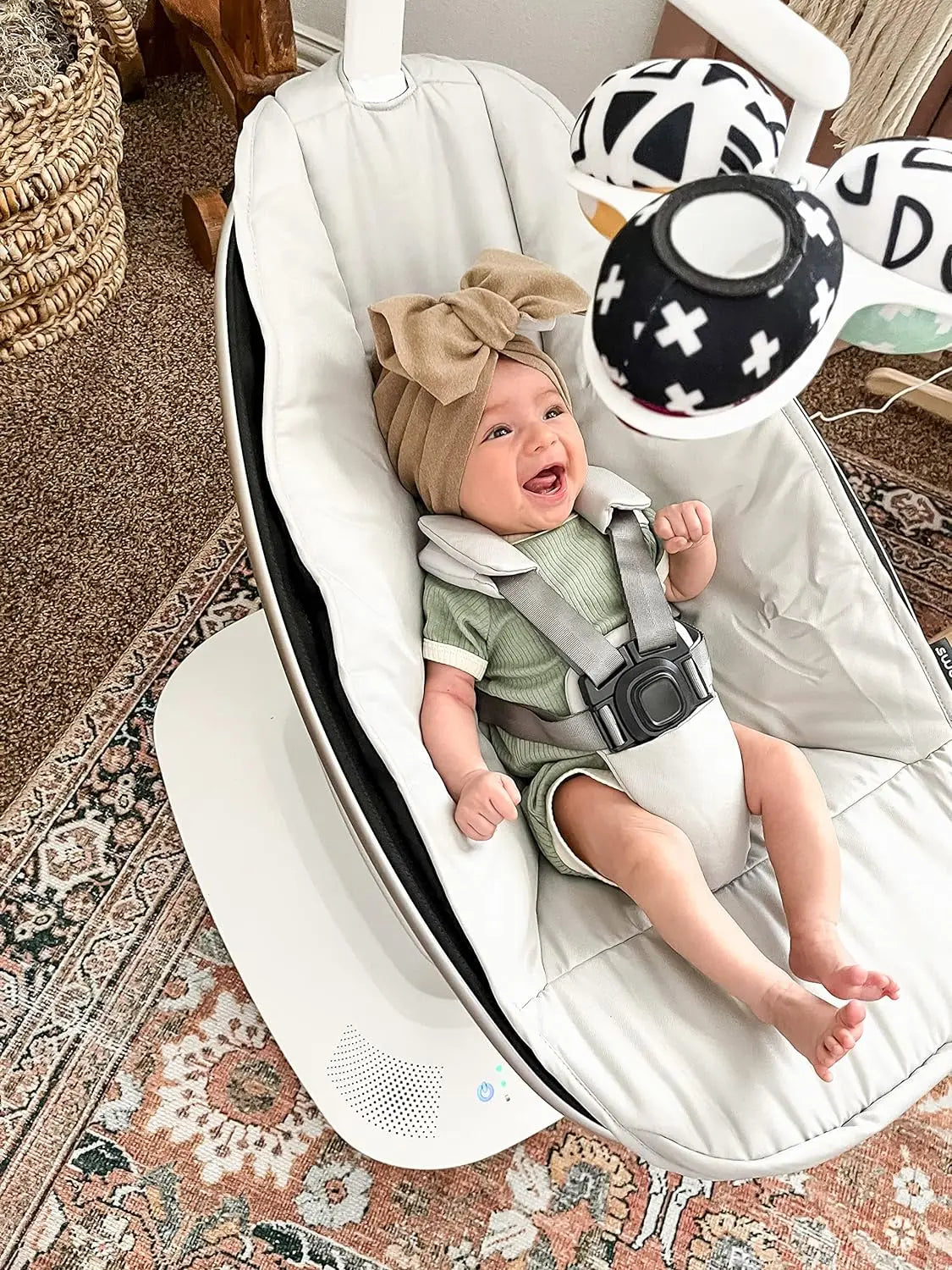 Smart Swing 5-Motion Baby Swing (Grey)