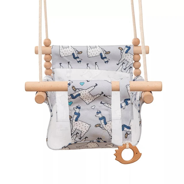 Wooden Baby Swing Chair