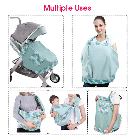 Dual-Use Baby Wrap & Nursing Cover