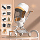 Ultralight Foldable Stroller with Aluminum Frame