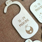7 Pack Wooden Baby Hangers