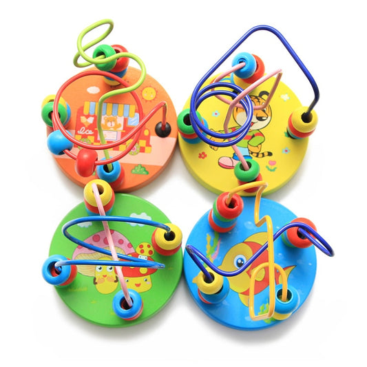 Animal Bead Stroller Toy