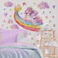 Rainbow Unicorn Wall Decals