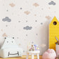 Cloud Stars Removable Wall Stickers