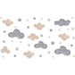 Cloud Stars Removable Wall Stickers