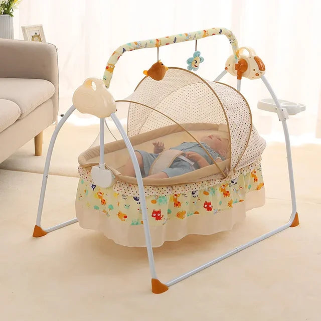 Electric Baby Swing Cradle with Remote Control