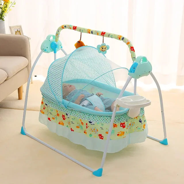 Electric Baby Swing Cradle with Remote Control