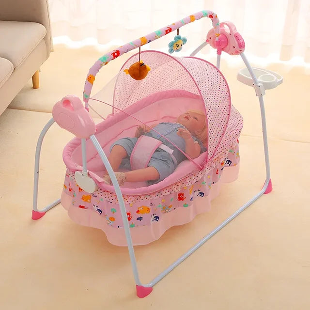 Electric Baby Swing Cradle with Remote Control
