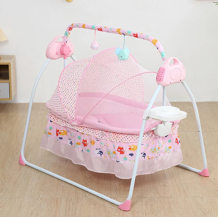 Electric Baby Swing Cradle with Remote Control