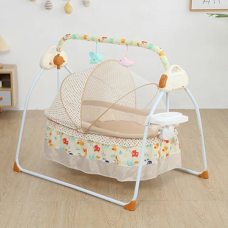 Electric Baby Swing Cradle with Remote Control