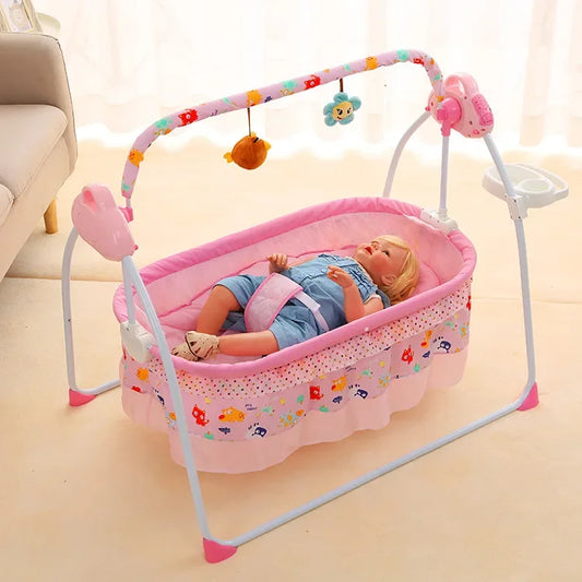 Electric Baby Swing Cradle with Remote Control