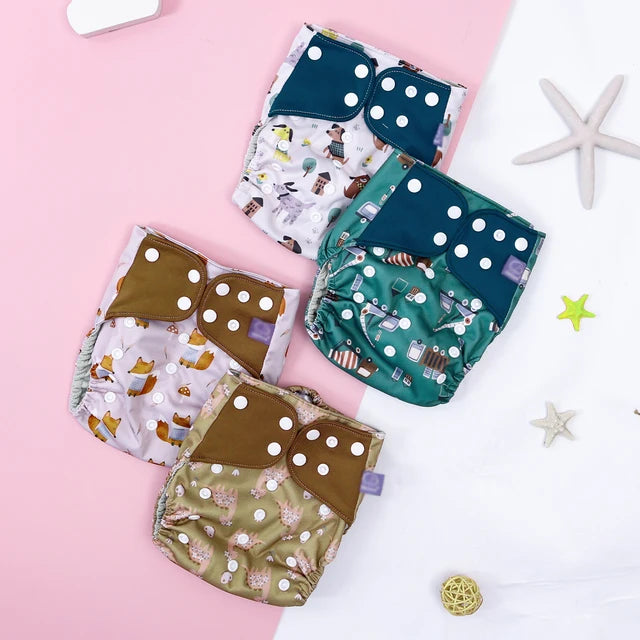 Waterproof Washable Cloth Diaper Set