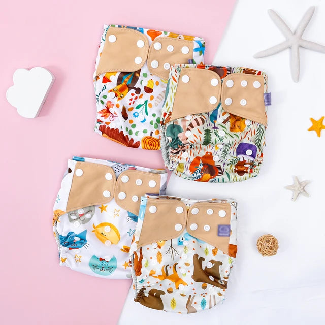 Waterproof Washable Cloth Diaper Set