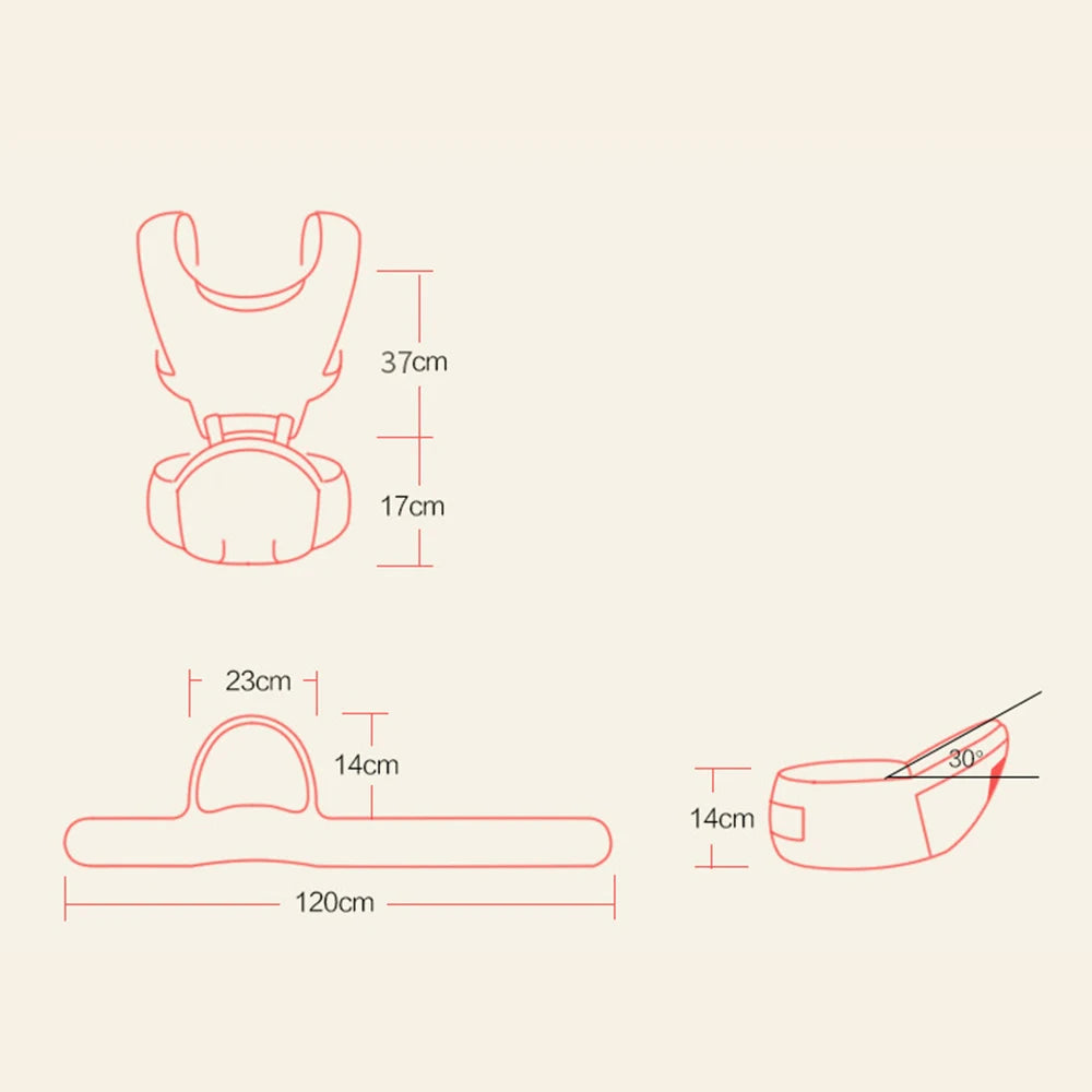 Ergonomic Baby Carrier for 0-24 Months
