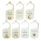 7 Pack Wooden Baby Hangers