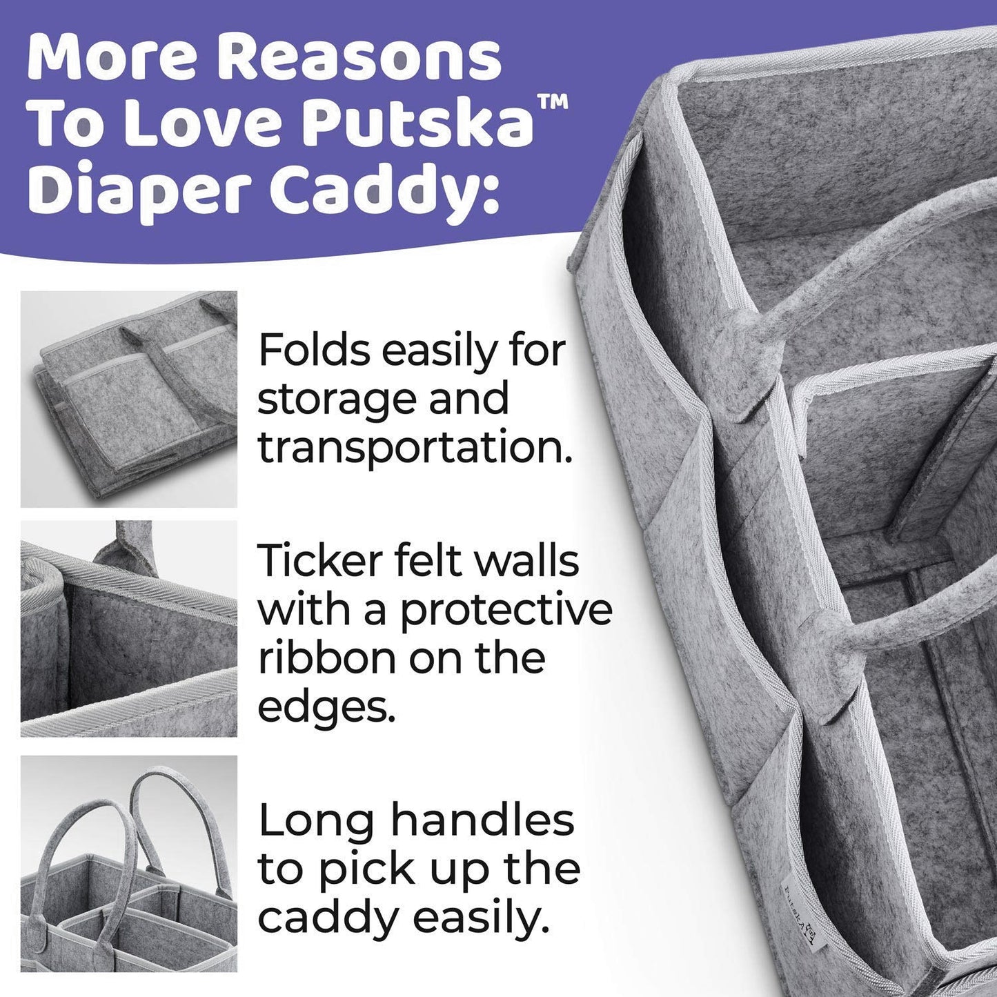 Baby Diaper Caddy Organizer