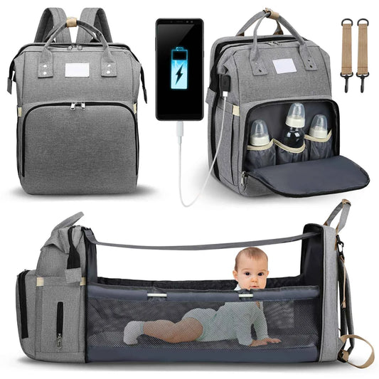 Foldable Mommy Bag & Baby Bed