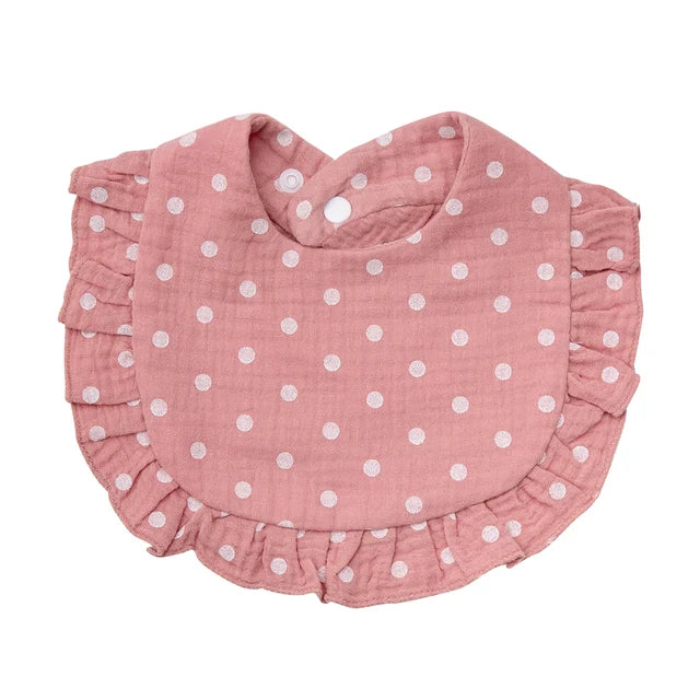 Flower Print Baby Bibs