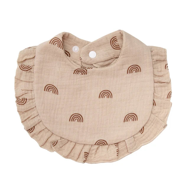 Flower Print Baby Bibs
