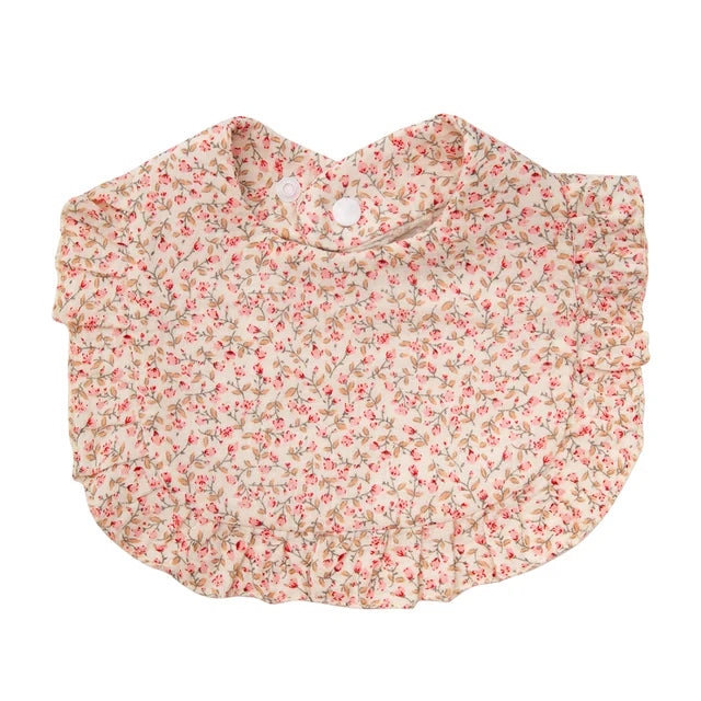 Flower Print Baby Bibs